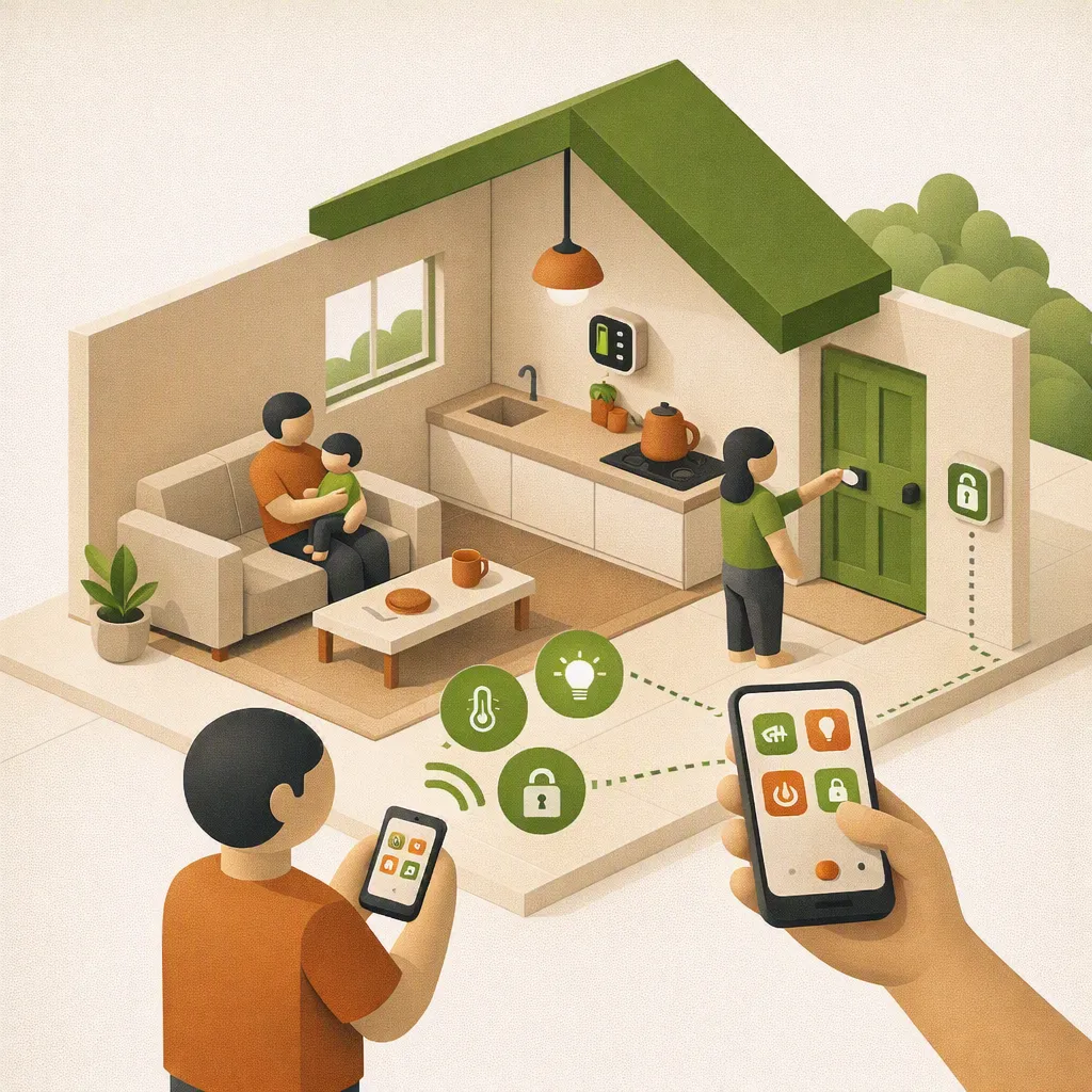 Family moving in / living space — photo